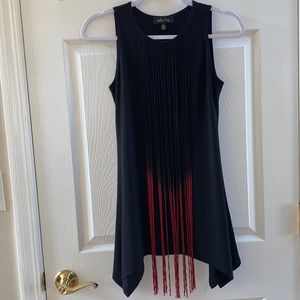 Melissa Paige Fringe Tank Top. Size XS